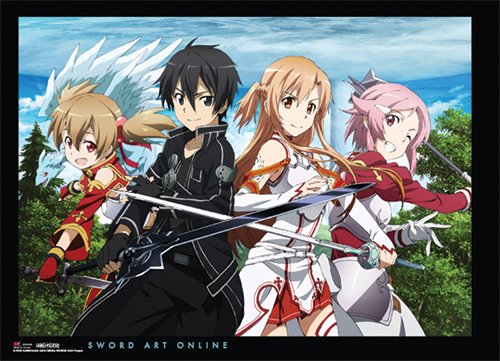 Amazon.com: Sword Art Online 60068, Wall Scroll Toy, Multicolor